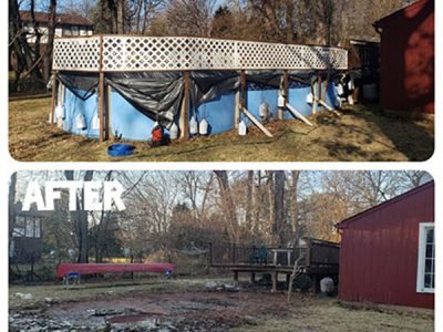 Before & After Pool Removal Service